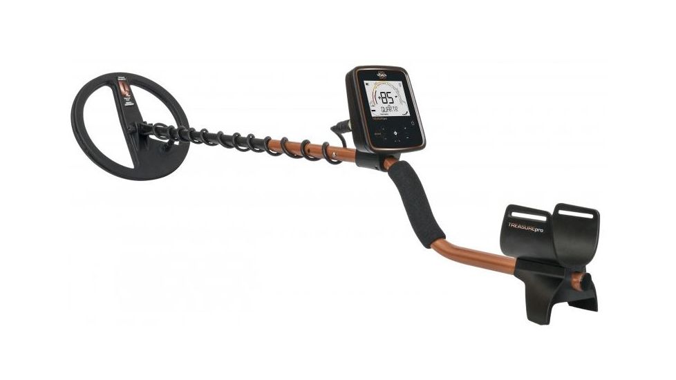 White's Electronics Treasure Pro Metal Detector, 10 in DD Waterproof Search Coil, Adjustable 46 in - 51 in 800-0346