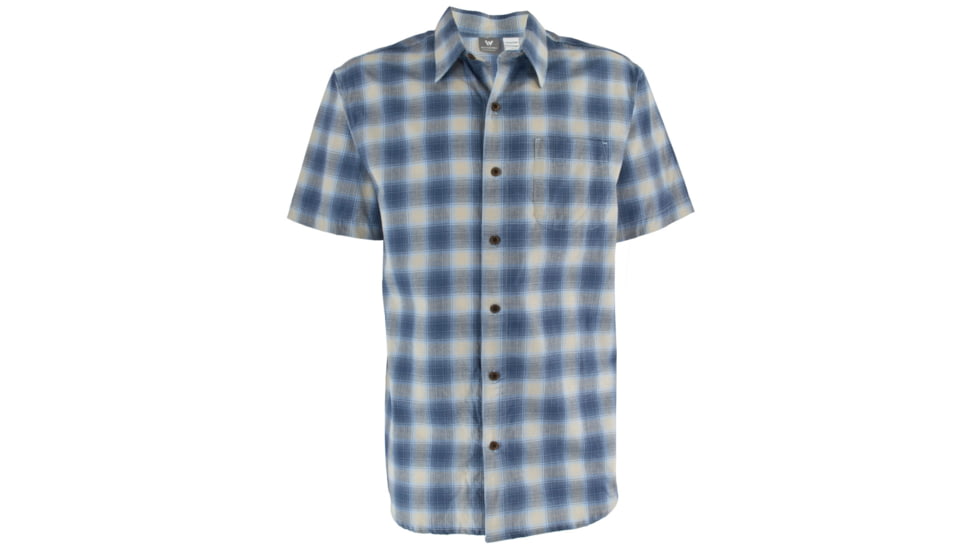 White Sierra Happy Hour Short Sleeve Shirt - Men's-Dusk Blue-Medium