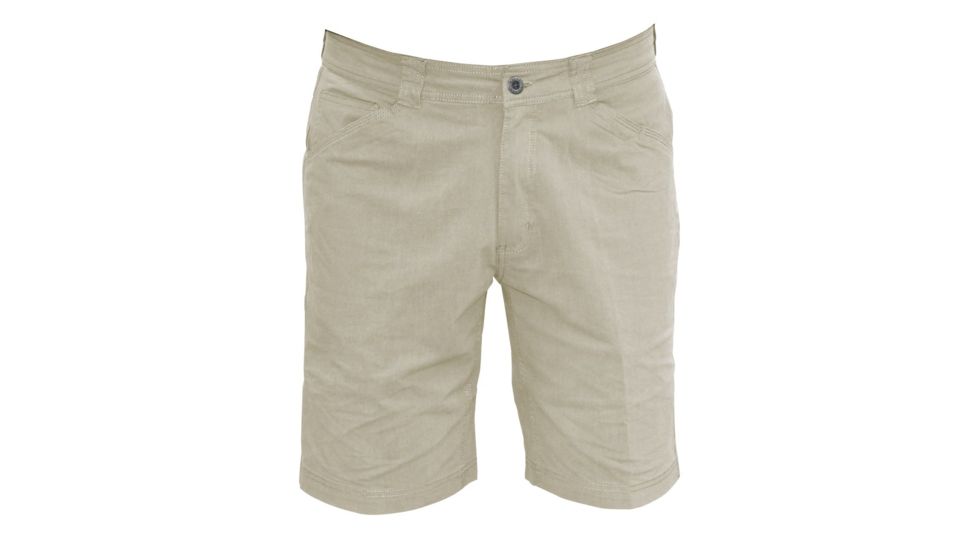 White Sierra Mt. Diablo Stretch Shorts - Mens, Stone, 38, D5550M-Stone - STN-38