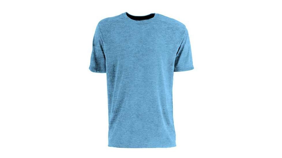 White Sierra Techno II Seamless Short Sleeve Tee - Mens, Heather Niagara, Small, D3272M-Heather Niagara - HNI-SMALL