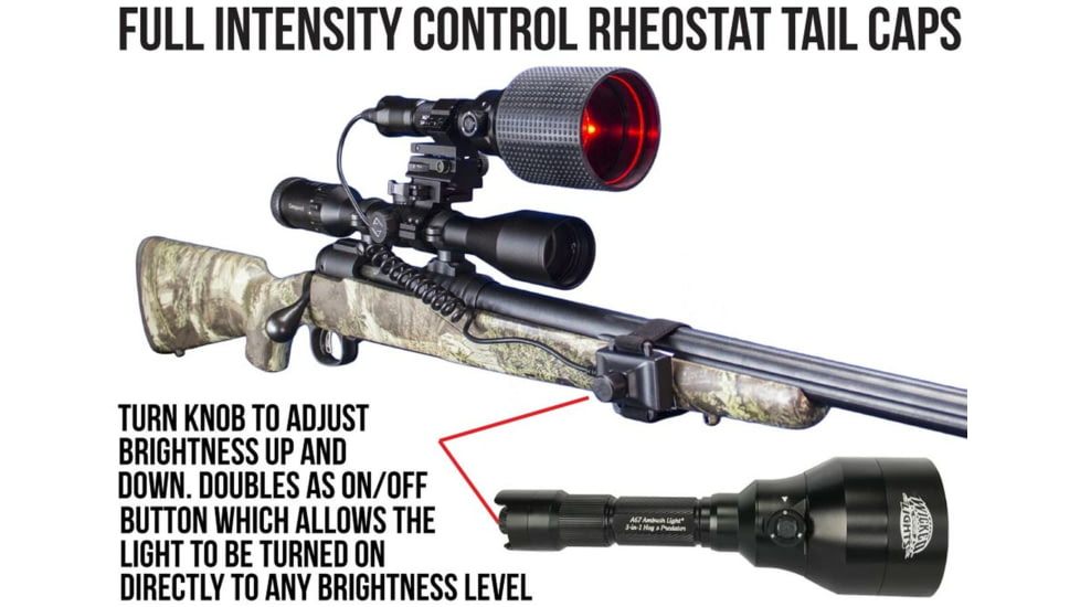 Wicked Hunting Lights A67iC and ScanPro iC 3-Color-In-1 Night Hunting Light and Headlamp Combo Kit, Green/Red/White, W2053