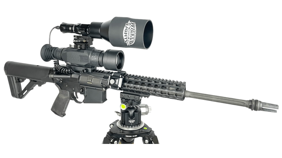 Wicked Hunting Lights ShotPro Ultra-Max LED Extreme Range Night Hunting Light Kit, 850nm Infrared, W2095