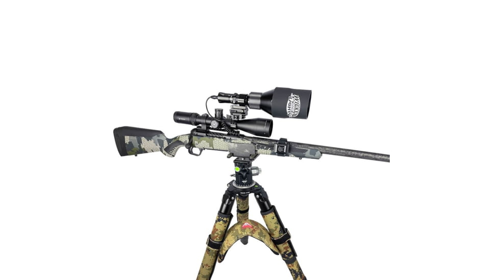 Wicked Hunting Lights ShotPro Ultra-Max LED Extreme Range Night Hunting Light Kit, Green, W2092