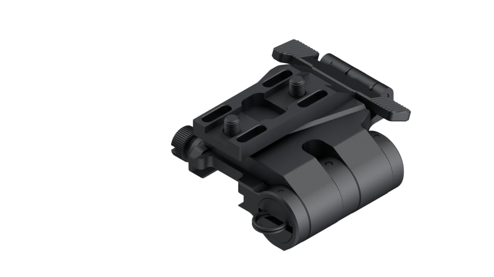 Wilcox EOTech Flip Mount w/Riser System, Left Hand, Black, 61100G06-B