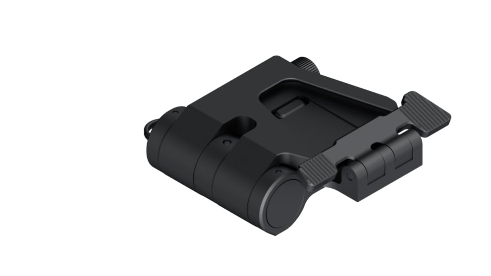 Wilcox EOTech Flip Mount w/Riser System, Left Hand, Black, 61100G06-B