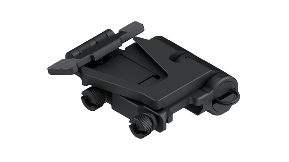Wilcox EOTech Flip Mount w/Riser System, Left Hand, Black, 61100G06-B