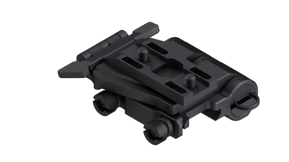 Wilcox EOTech Flip Mount w/Riser System, Left Hand, Black, 61100G06-B