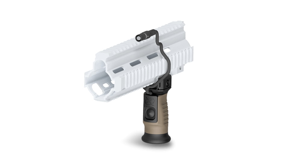 Wilcox ERGOCTO Xe Vertical Control Activation Grip, Dual 7in, Tan, 68401G12-C