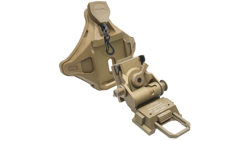 Wilcox G24 Breakaway Night Vision Mount w/Hybrid Shroud, Tan, 56100G41-T