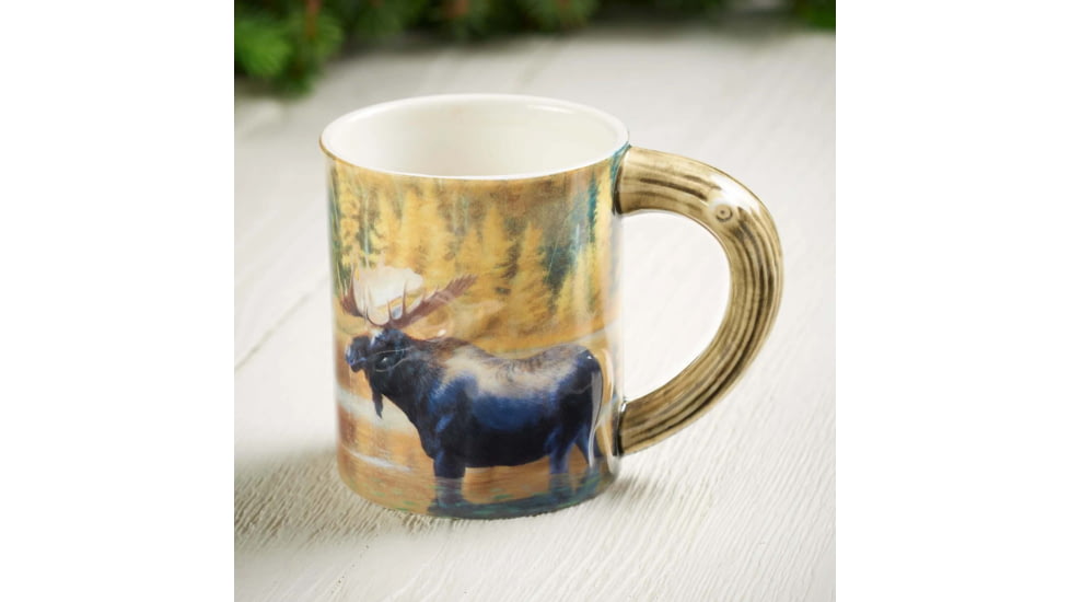 Wild Wings Sculpted Mug The Loner Moose, Multi, 8955791011