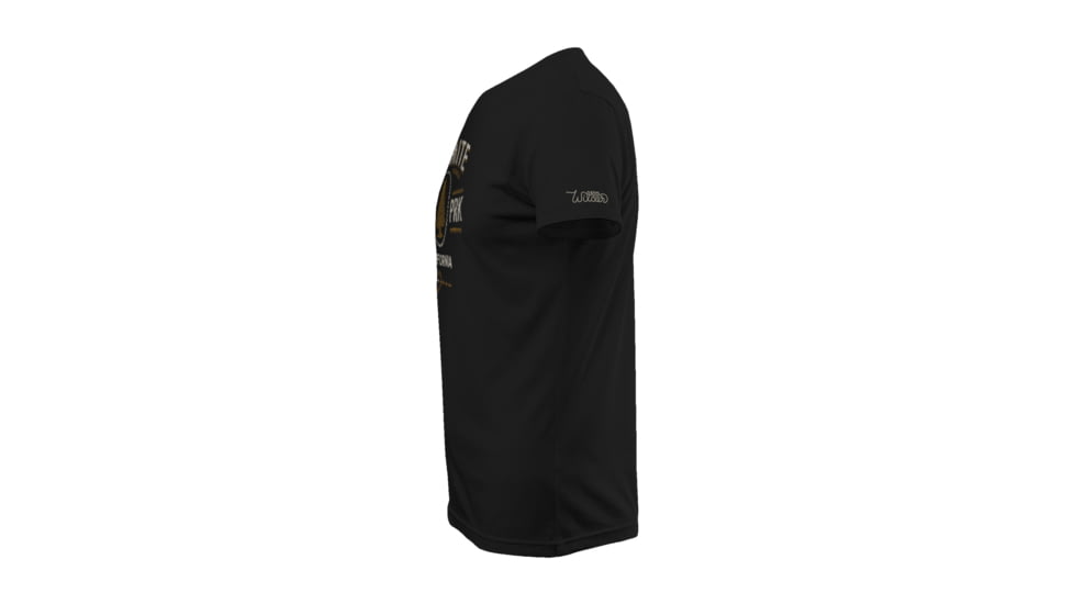 Wilder and Sons Yosemite National Park Short Sleeve T-Shirt, Extra Large, Black WSN01293-Black-XL