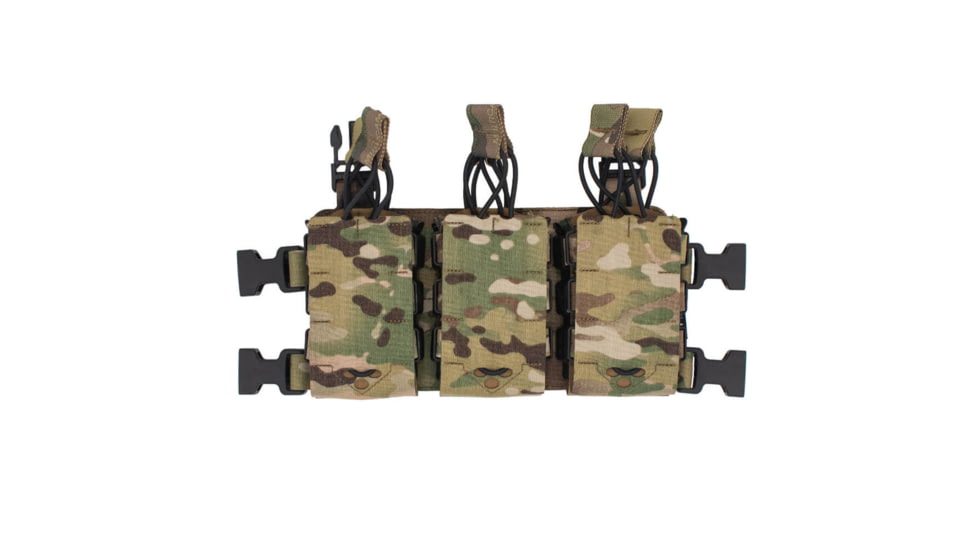 Wilder Tactical Hitman Gear Lightweight Six Pack Rifle Placard V1, Multicam, Adjustable, HMGCR03MC