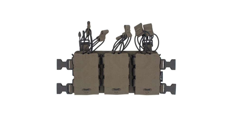 Wilder Tactical Hitman Gear Lightweight Six Pack Rifle Placard V1, Ranger Green, Adjustable, HMGCR03RG