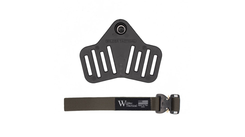 Wilder Tactical MHP Leg Strap Assembly w/ 1in Web Leg Strap, Cobra FM Buckle, Left Hand, Ranger Green, MHPLSARG1FM-LH