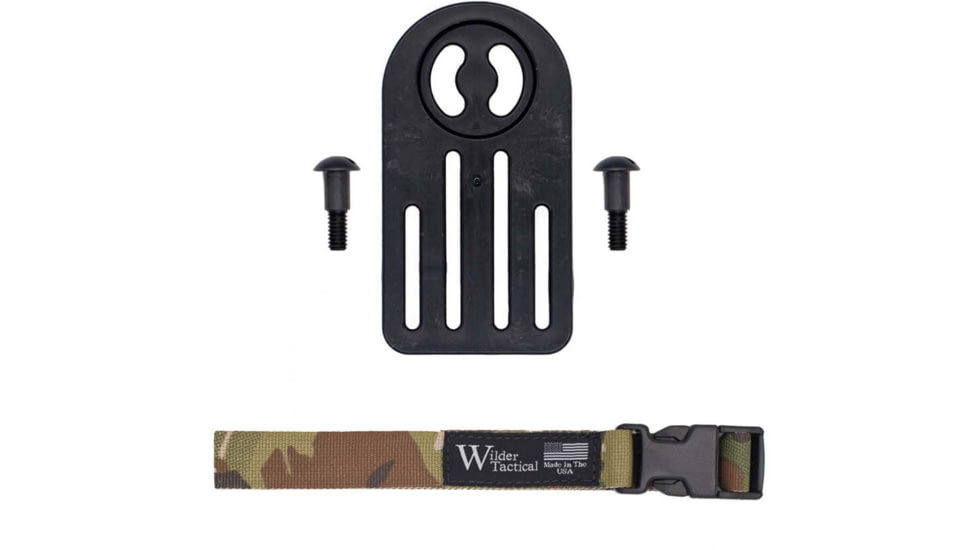 Wilder Tactical MHP Leg Strap Assembly w/ 1in Web Leg Strap, Plastic Buckle, Right Hand, Multicam, MHPLSAMC1P
