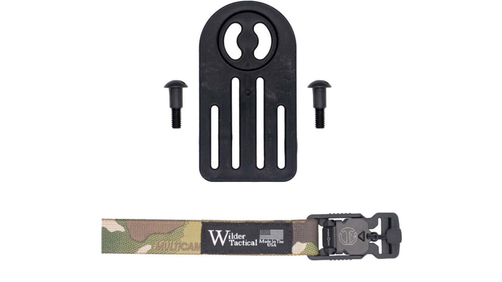 Wilder Tactical MHP Leg Strap Assembly w/ 1in Web Leg Strap, V Buckle, Right Hand, Multicam, MHPLSAMC1V
