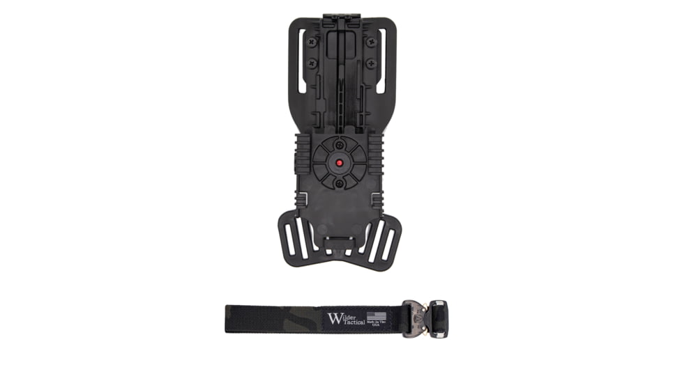 Wilder Tactical Modified QUBL, w/ 1in Drop Leg Strap, Cobra FM Buckle, Multicam Black, MQUBLLSMCB1FM