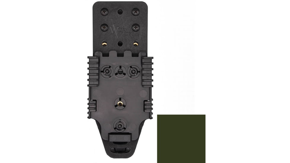 Wilder Tactical Multi Holster Platform w/QLS Receiver, Duty UAB Clip, Ranger Green, MHPRGQLSDUABMC