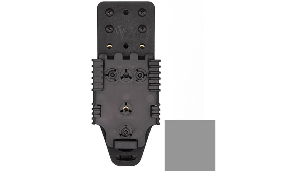 Wilder Tactical Multi Holster Platform w/QLS Receiver, Duty UAB Clip, Wolf Gray, MHPWGQLSDUABMC