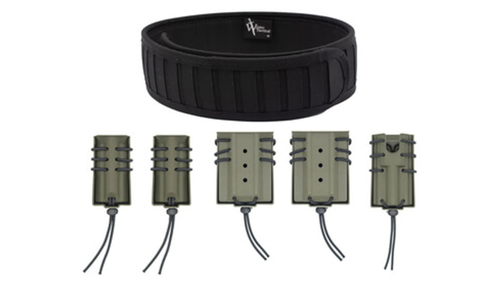 Wilder Tactical The Ultimate Operator Package 1.5in Quick Clip Extended, Black/Ranger Green, 2XL 48-52 in, UOPUQCBKRGXXLEX
