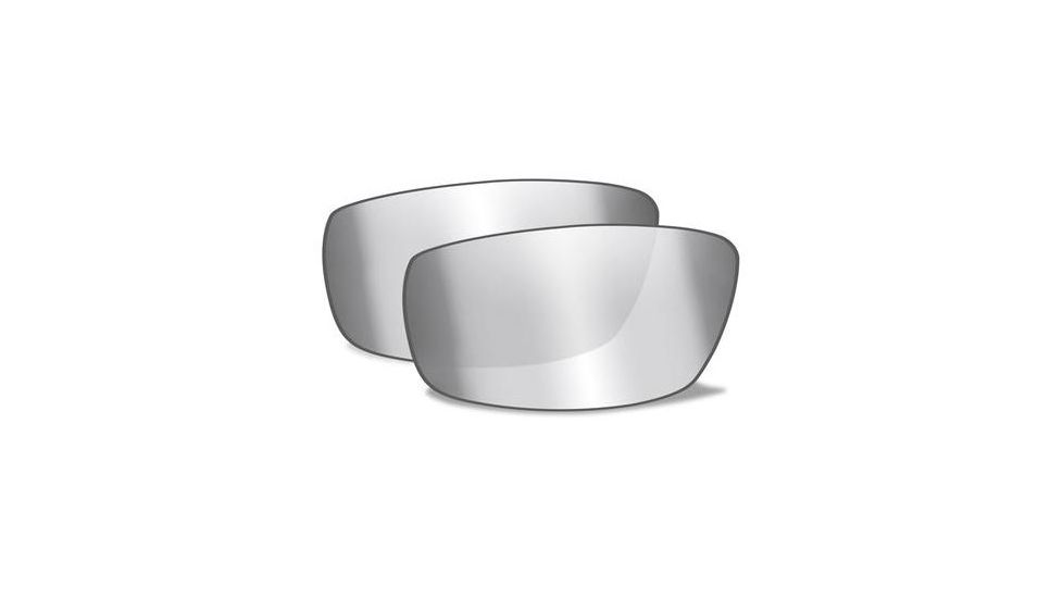 Wiley X Blink Replacement Parts - Silver Flash w/ Smoke Grey Lens 555SF