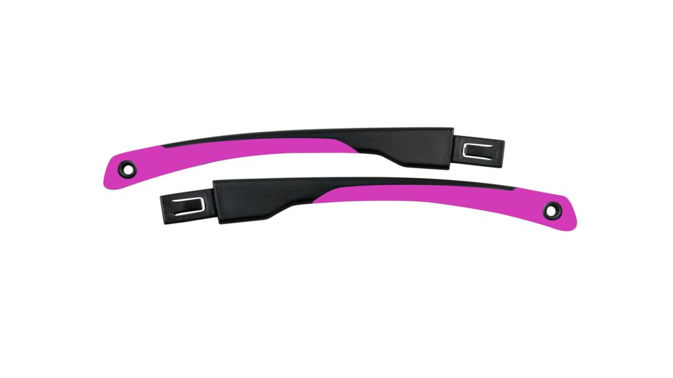 Wiley X Crush Matte Grey/ Deep Pink Temples, Clear, YFCRS03T