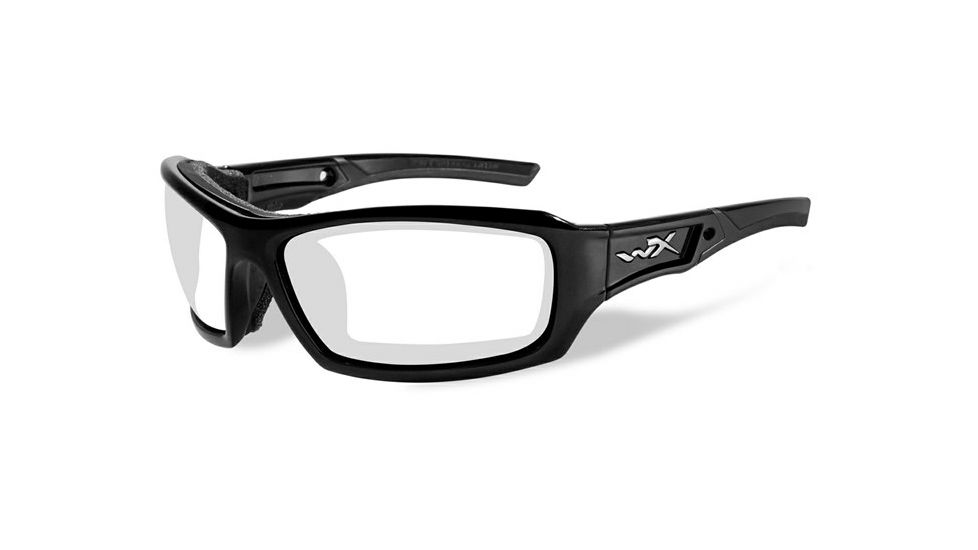 Wiley X Echo Bifocal Prescription Sunglasses, Gloss Black Frame, CCECH04FBI