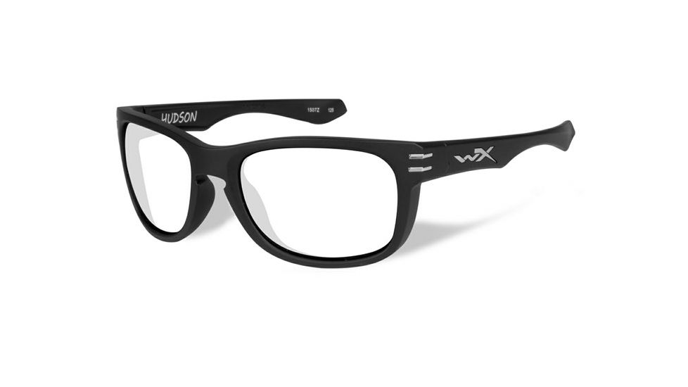 Wiley X Hudson Progressive Prescription Sunglasses, Matte Black Frame, ACHUD05FPR