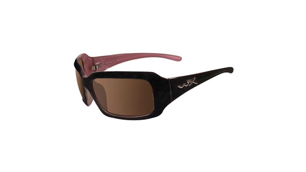 Wiley X Lacey Sunglasses - Polarized Bronze Lens / Cotton Candy Frame SSLAC04