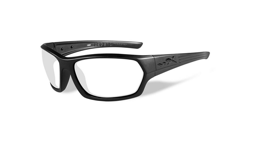 Wiley X Legend Progressive Prescription Sunglasses, Matte Black Frame, SSLEG01FPR