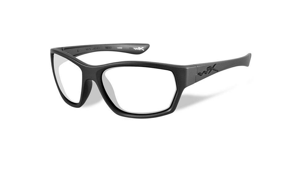 Wiley X Moxy Single Vision Prescription Sunglasses, Black OPS-Matte Black Frame, SSMOX01FSV