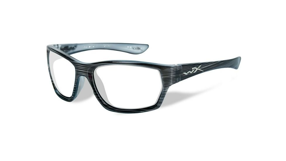 Wiley X Moxy Single Vision Prescription Sunglasses, Black Streak Frame, SSMOX02FSV
