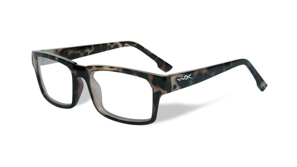 Wiley X Profile Progressive Prescription Eyeglasses, Gloss Green Demi Frame, WSPRF05PR