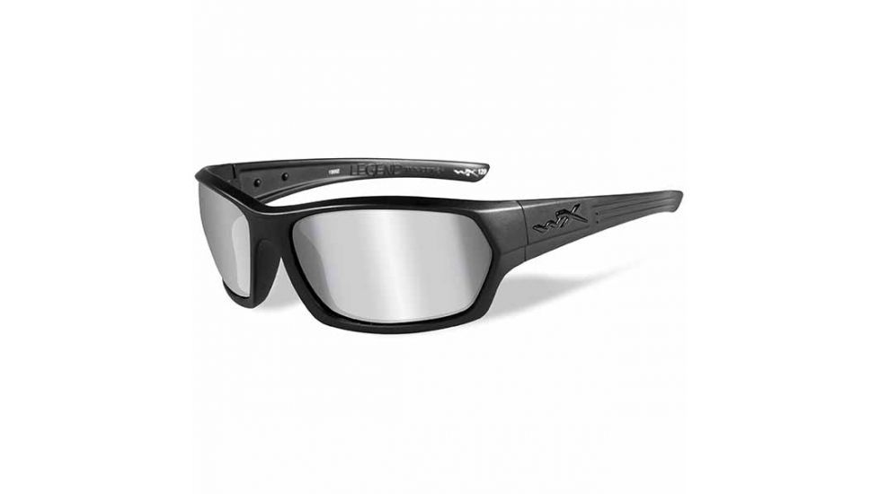 Wiley X WX Legend Progressive Prescription Sunglasses, Matte Black Frame, SSLEG01PR