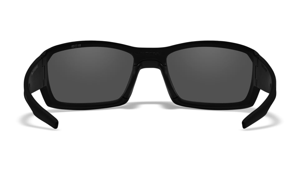 Wiley X WX Rebel Sunglasses, Matte Black Frame, Alt Grey Lens, ACREB08ALT