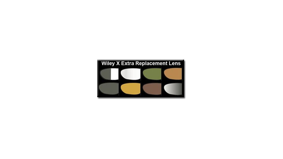 Wiley X Zak Sunglasses Extra Replacement Lenses