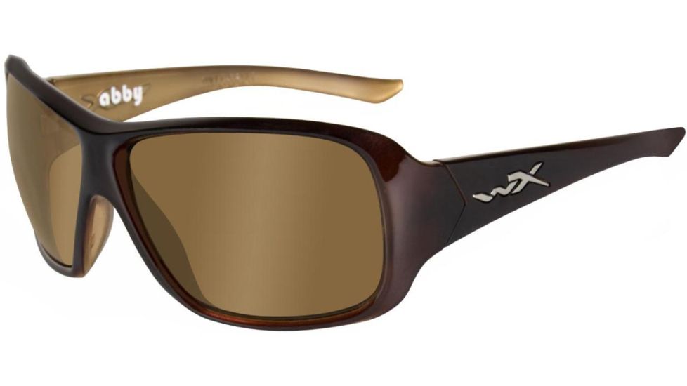 Wiley X WX Abby SSABB Bifocal Rx Sunglasses - Espresso Brown Frame SSABB01BF