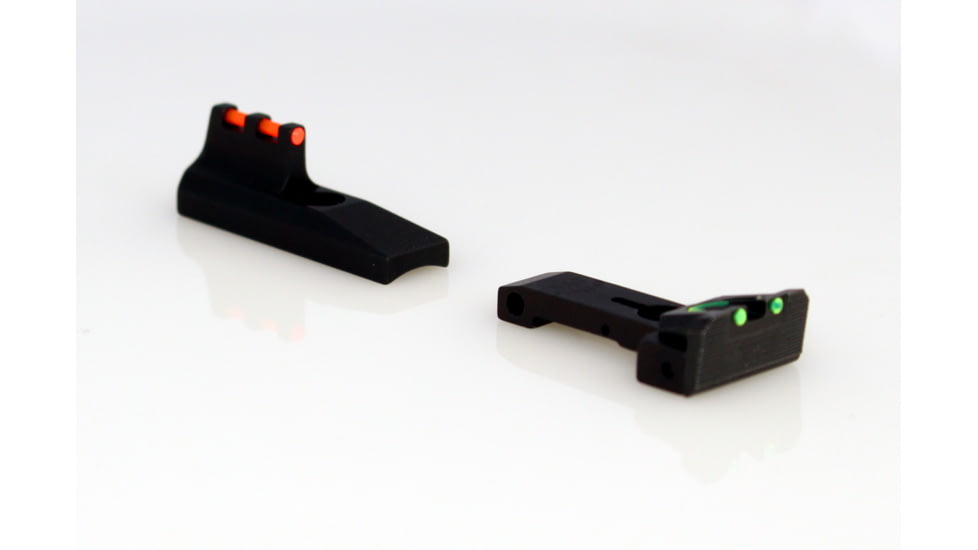 Williams Gun Sight Target Pistol Sights, Browning Buckmark, Rear Sight Length Over 1in, Green/Red, 70231