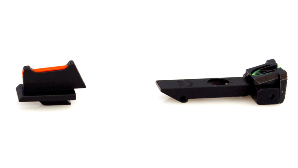 Williams Gun Sight Target Pistol Sights For Ruger GP100, Green/Red, 70958