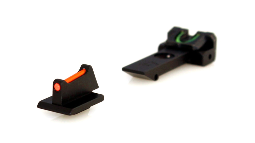 Williams Gun Sight Target Pistol Sights For Ruger GP100, Green/Red, 70958