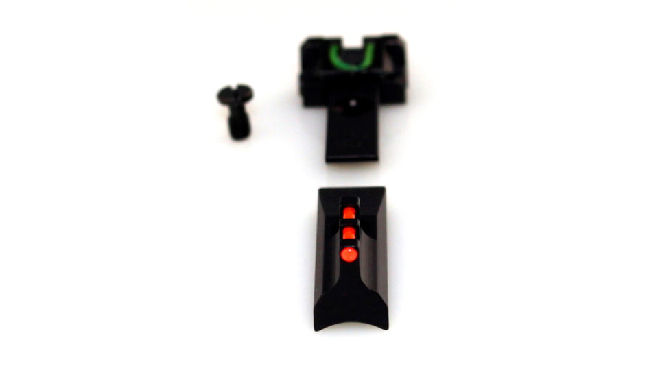 Williams Gun Sight Target Pistol Sights For Ruger New Model Single Six, Green/Red, 70960