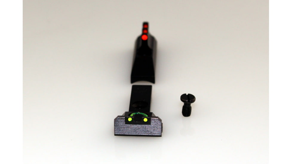 Williams Gun Sight Target Pistol Sights, Ruger New Model Single Six, Green/Red, 70960