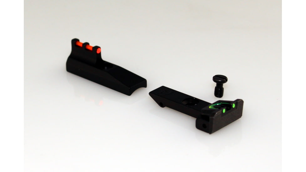 Williams Gun Sight Target Pistol Sights, Ruger New Model Single Six, Green/Red, 70960