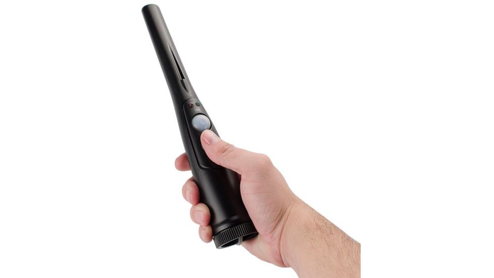 Winbest Handheld Metal Detector Surveyor-100 Metal Detector, Built-In LED Flashlight, Black, Length 11 in BE12744