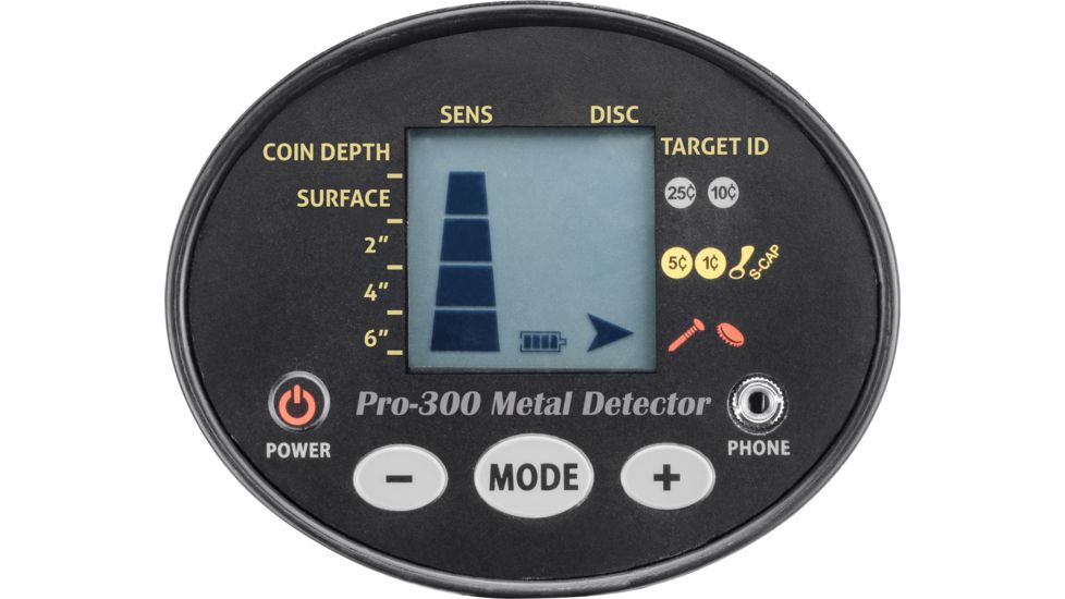 Winbest Pro 300 Edition Metal Detector, Black, Medium BE12970