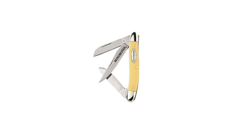 Winchester Knives 3-Blade Yellow Boy Stockman Knife 22-49440