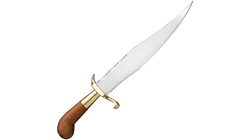 Windlass Mexican Bowie, 10 satin finish carbon steel bowie blade, Brown wood handle, 403527