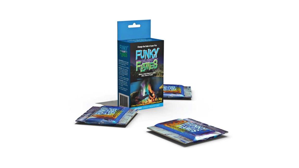 Winlow Products Funky Colored Flames 3pk B1001