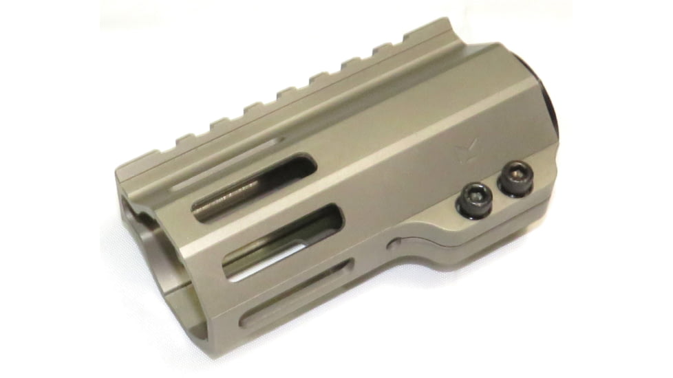 WMD Guns M-LOK Handguard 4in 5A, AR-15, NiB-X, Nickel, 1-NIBXMLOKHG4 5A
