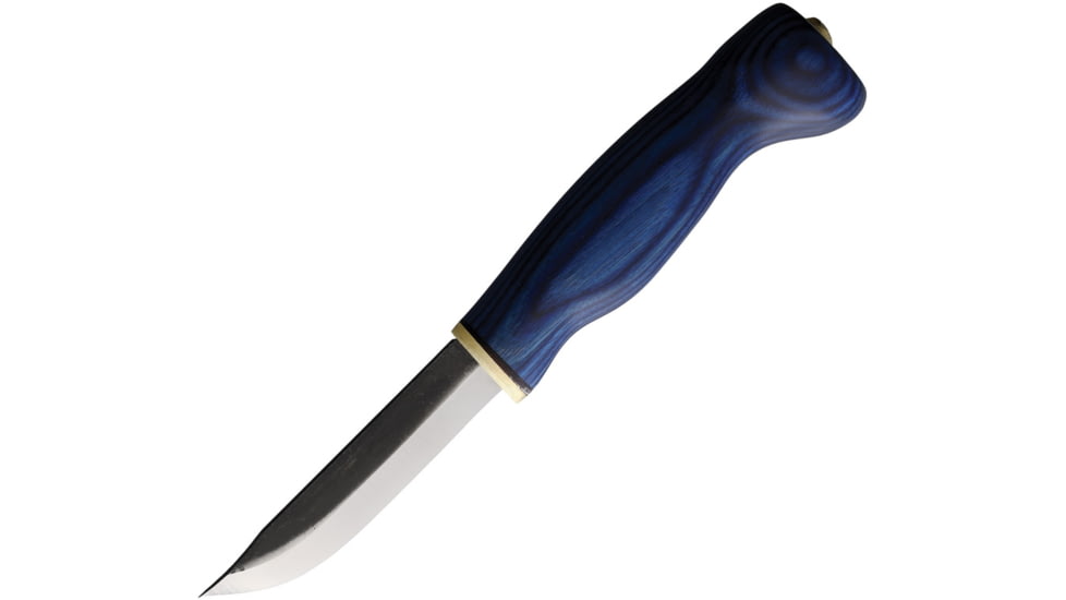 Wood Jewel Fixed Blade Blue